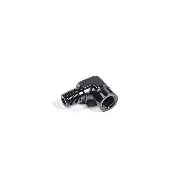 Radium Engineering 14-0332 Radium Engineering 1/8in NPT Male to Female 90 Degree Fitting