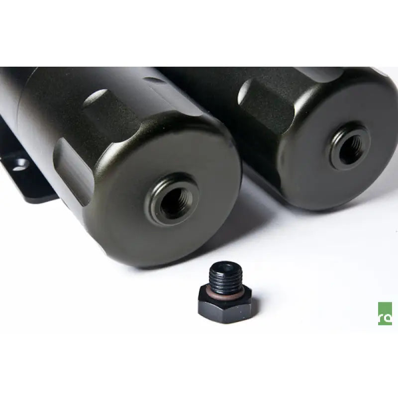 Radium Engineering 20-0005-FL Radium Engineering Dual Universal Catch Can Kit - Fluid Lock