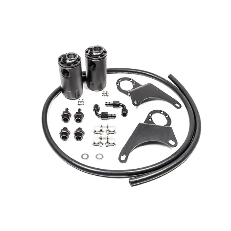 Radium Engineering 20-0118-FL Radium Engineering Mitsubishi Evo 8-9 Dual Catch Can Kit Fluid Lock