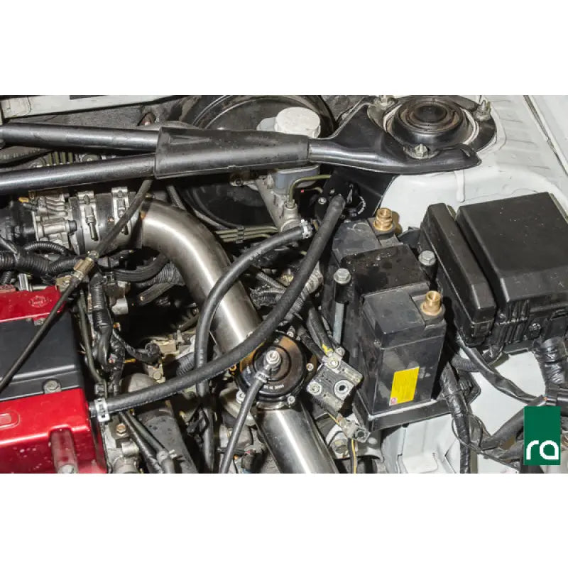 Radium Engineering 20-0118-FL Radium Engineering Mitsubishi Evo 8-9 Dual Catch Can Kit Fluid Lock
