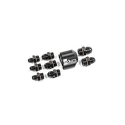Radium Engineering 20-0237 Radium Engineering 3 Into 1 Distribution Block w/ Fittings