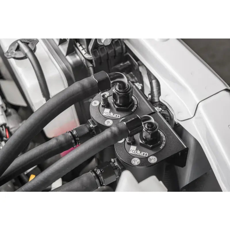 Radium Engineering 20-0240-FL Radium Engineering 07-21 Toyota Tundra Dual Catch Can Kit Fluid Lock