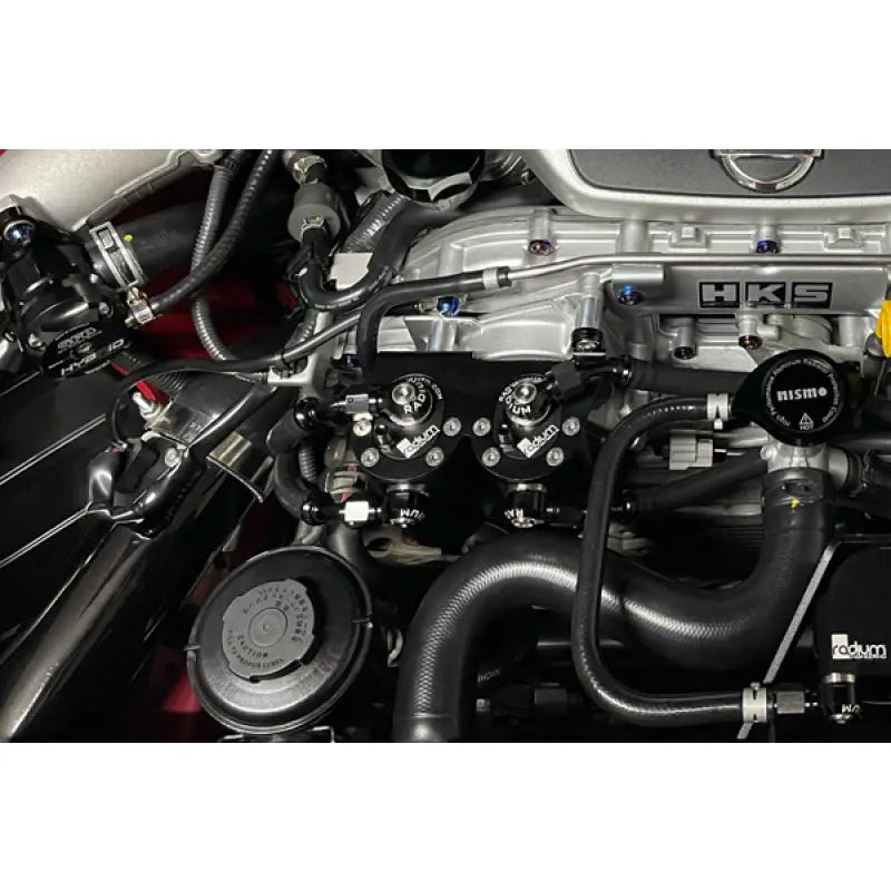 Radium Engineering 20-0555-FL Radium Engineering Nissan R35 GT-R Dual Catch Can Kit CCV Fluid Lock