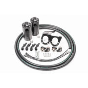 Radium Engineering 20-0555-FL Radium Engineering Nissan R35 GT-R Dual Catch Can Kit CCV Fluid Lock