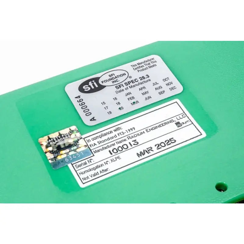 Radium Engineering 20-0614 Radium Engineering R15A Fuel Cell - 14 Gallon