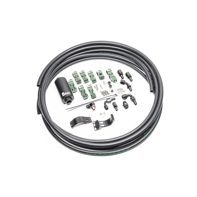 Radium Engineering 20-0703-05 Radium Engineering Early Nissan Fuel Hanger Plumbing Kit Microglass Filter