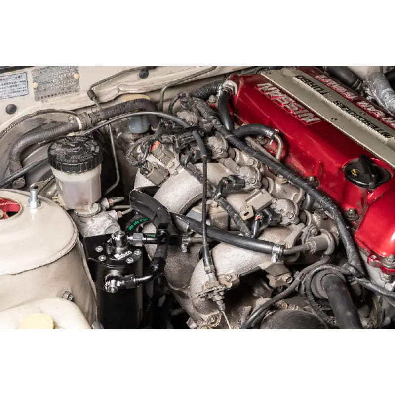 Radium Engineering 20-0725-FL Radium Engineering 89-94 Nissan S13 PCV Catch Can Kit - Fluid Lock
