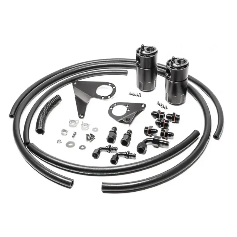 Radium Engineering 20-1107-FL Radium Engineering Dual Catch Can Kit 08-16 Mitsubishi Evo Fluid Lock