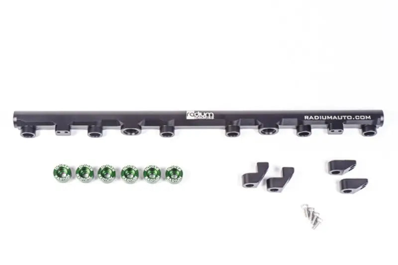 Radium Engineering 92-02 Toyota Supra 2JZ-GTE Top Feed Fuel Rail Kit - CNC machined aluminum, laser etched and anodized, stainless steel hardware for RV, automotive, powersports, off-road, marine, truck accessories.