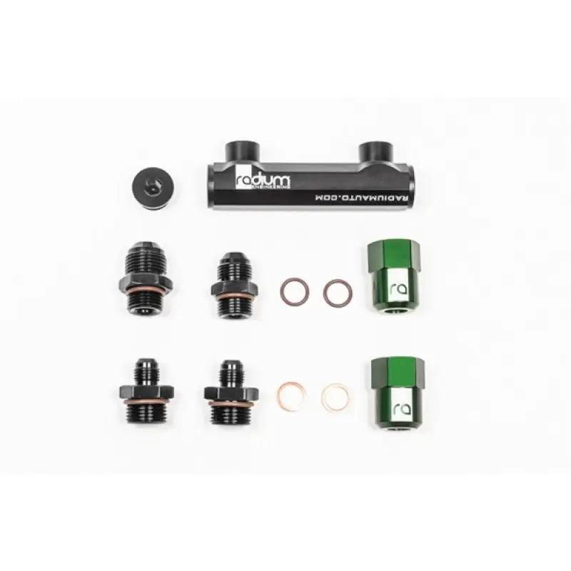 Radium Engineering 20-0463 Radium Engineering Bosch Pumps 4 Port Manifold Reuses Check Valves - Universal