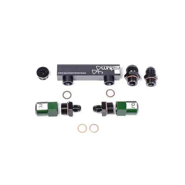 Radium Engineering 20-0463 Radium Engineering Bosch Pumps 4 Port Manifold Reuses Check Valves - Universal