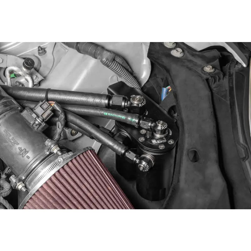 Radium Engineering 20-0729-FL Radium Engineering Dual Catch Can Kit Nissan Z33 V35 VQ35DE/HR Fluid Lock