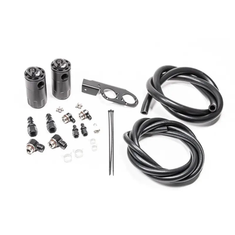 Radium Engineering 20-0729-FL Radium Engineering Dual Catch Can Kit Nissan Z33 V35 VQ35DE/HR Fluid Lock