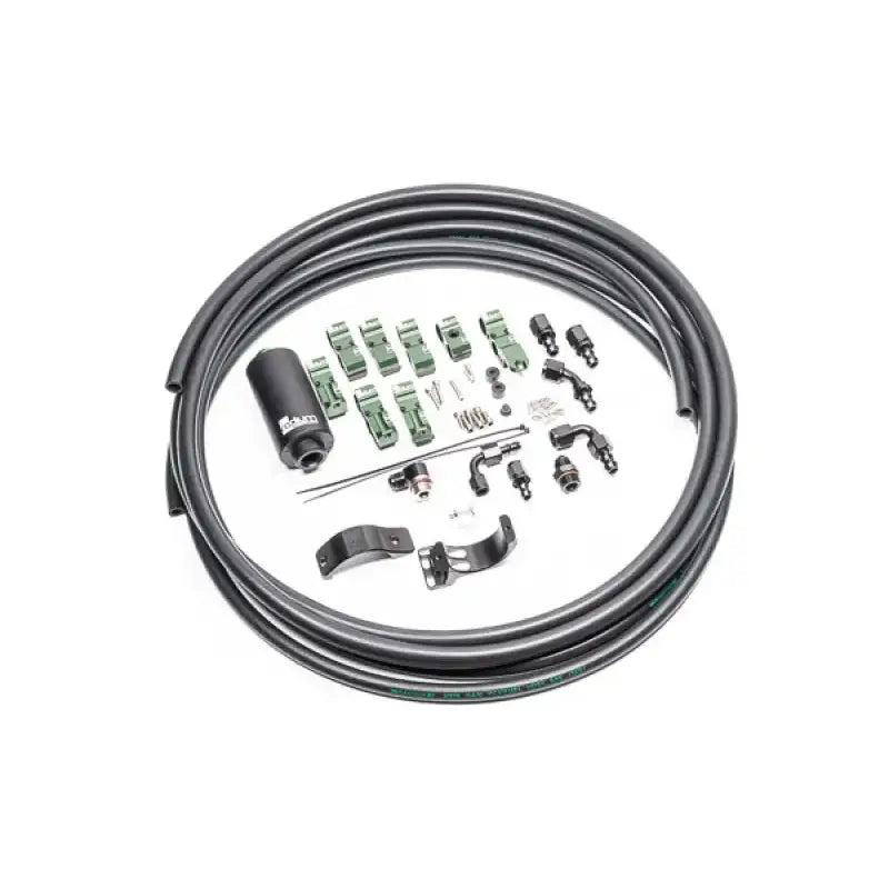 Radium Engineering Early Nissan Fuel Hanger Plumbing Kit Microglass Filter - Truck & Automotive