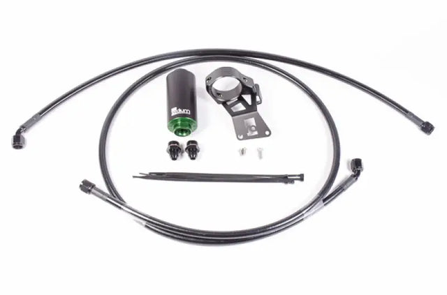 Radium Engineering Mitsubishi Evo X Fuel Hanger Feed Kit - Microglass Filter - Fabrication