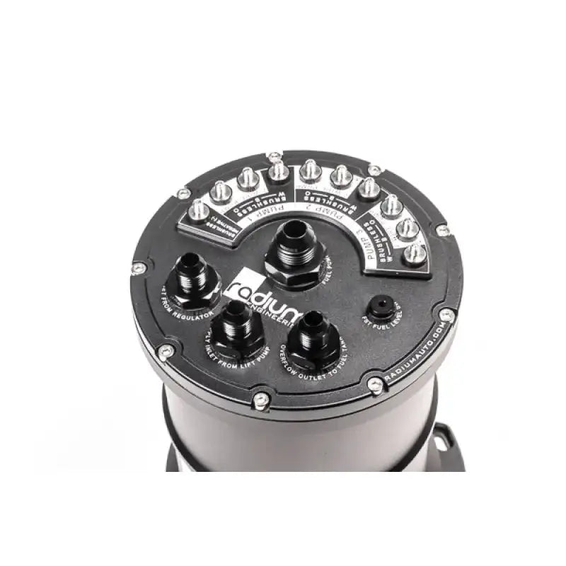 Radium Multi-Pump Fuel Surge Tank Fits Walbro GSS342 / AEM 50-1200 / DW4 (Pumps Not Included) - Delivery