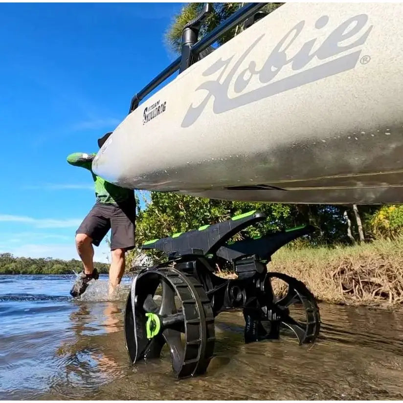 Railblaza For Inside Most Kayak Hatches Kayak/Canoe Carrying Cart 50-0010-71 - C-TUG Kiwi Puncture Free Wheels