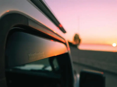 Rainguard Aerodynamic Design; In-Channel; Dark Smoke; Acrylic; Set of 2 - Truck & Automotive