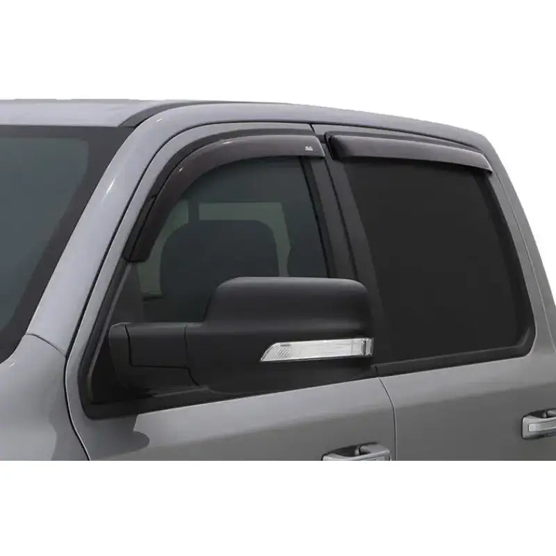 Rainguard Aerodynamic Design; Tape-On; Smoke; Acrylic; Set Of 4 - Truck & Automotive