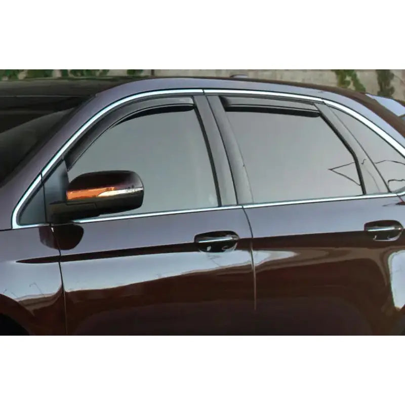 Rainguard Low Profile; In-Channel; Smoke; Acrylic; Set of 4 - Truck & Automotive