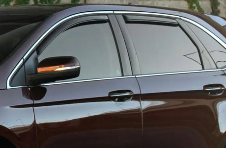 Rainguard Low Profile; In-Channel; Smoke; Acrylic; Set of 4 - Truck & Automotive