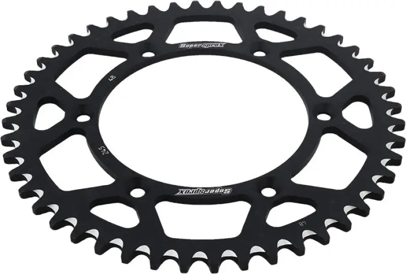 RAL-245-48-BLK Rear Sprocket Aluminum 48t 520 Blk Yam 