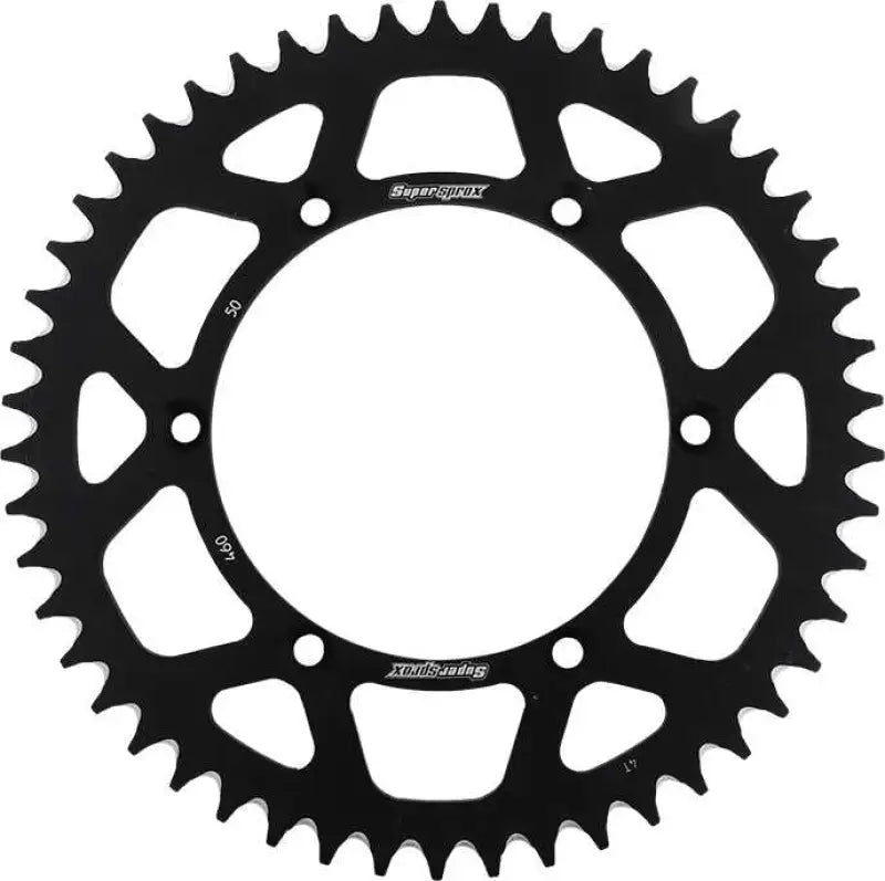 SUPERSPROX RAL-460-50-BLK Rear Sprocket Aluminum 50t 520 Blk Kaw