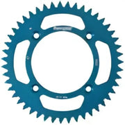 SUPERSPROX RAL-6622-47-BLU Rear Sprocket Aluminum 47t 420 Blu Yam