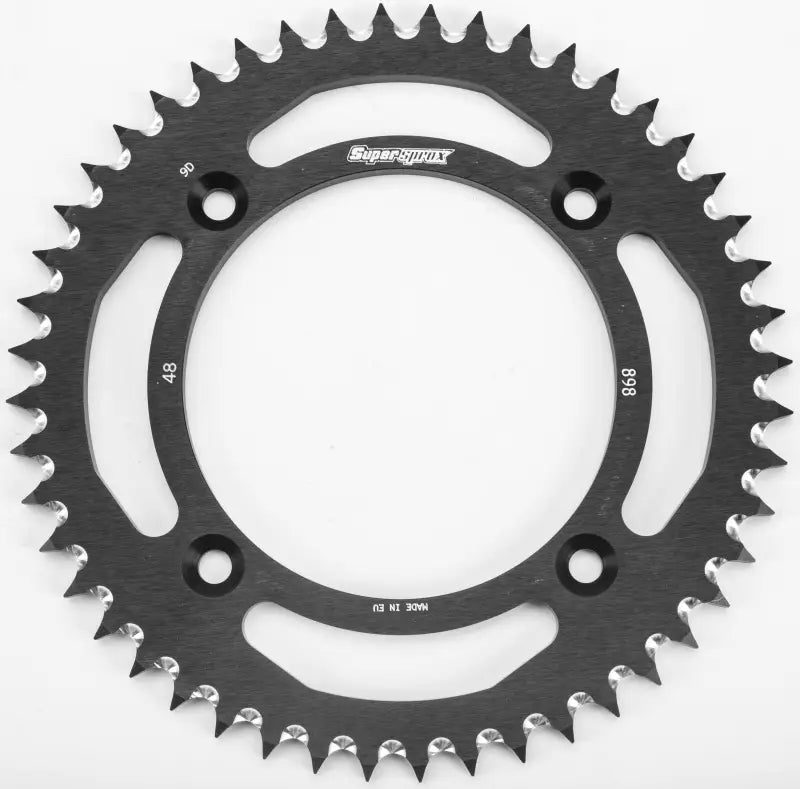 SUPERSPROX RAL-898-48-BLK Rear Sprocket Aluminum 48t 428 Blk Husq/Ktm