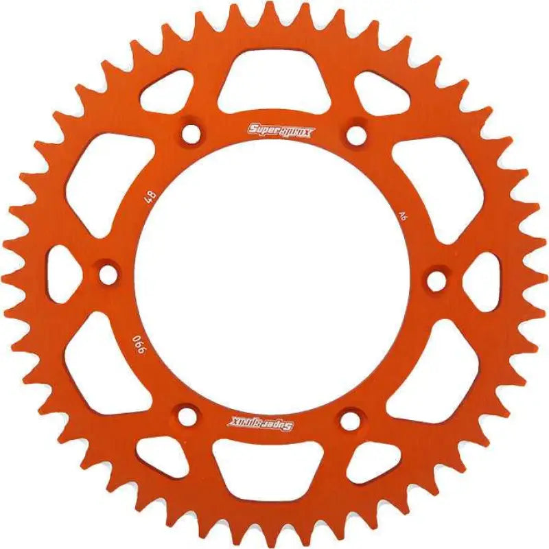 SUPERSPROX RAL-990-48-ORG Rear Sprocket Aluminum 48t 520 Org Hus/Husq/Ktm