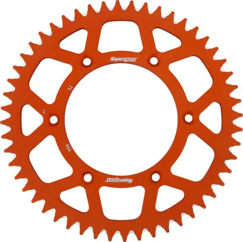 SUPERSPROX RAL-990-52-ORG Rear Sprocket Aluminum 52t 520 Org Hus/Husq/Ktm
