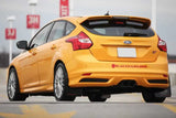Rally Armor 12-18 Ford Focus SE/ST/RS UR Nitrous Blue Mud Flaps w/ White Logo 