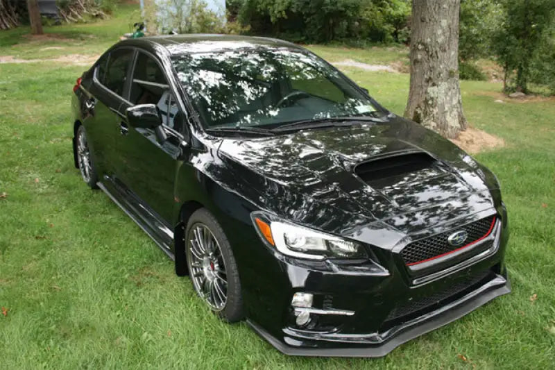Rally Armor 15-18 Subaru WRX/STI (Sedan Only) UR White Mud Flap w/ Red Logo - Truck & Automotive