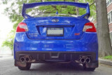 Rally Armor 15+ Subaru WRX & STi Sedan Only UR Black Mud Flap w/ Light Blue Logo 