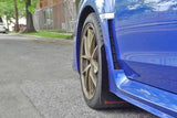 Rally Armor 15+ Subaru WRX & STi Sedan Only UR Black Mud Flap w/ Light Blue Logo 