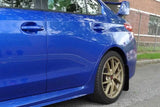 Rally Armor 15+ Subaru WRX & STi Sedan Only UR Black Mud Flap w/ Light Blue Logo 