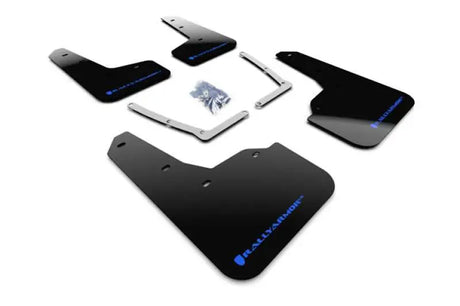 Rally Armor Rally Armor 16-19 Honda Civic Si UR Black Mud Flap w/ Blue Logo