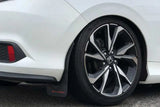 Rally Armor 16-19 Honda Civic Si UR Black Mud Flap w/ Blue Logo 