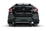Rally Armor 17-19 Honda Civic Sport Touring UR Black Mud Flap w/ White Logo 