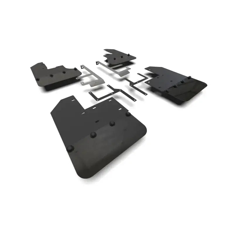 Rally Armor 19-23 Jeep JT Gladiator Mojave/Rubicon Black Mud Flap w/ Metallic Logo - Truck & Automotive