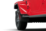 Rally Armor 19-23 Jeep JT Gladiator Mojave/Rubicon Black Mud Flap w/ Metallic Logo - Truck & Automotive