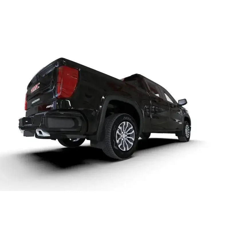 Rally Armor 19-24 GMC Sierra 1500 AT4 Black UR Mud Flap w/ Metallic Logo - Body & Protection