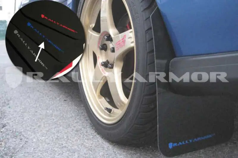 Rally Armor 1993-2001 Subaru Impreza UR Black Mud Flap w/ Blue Logo 
