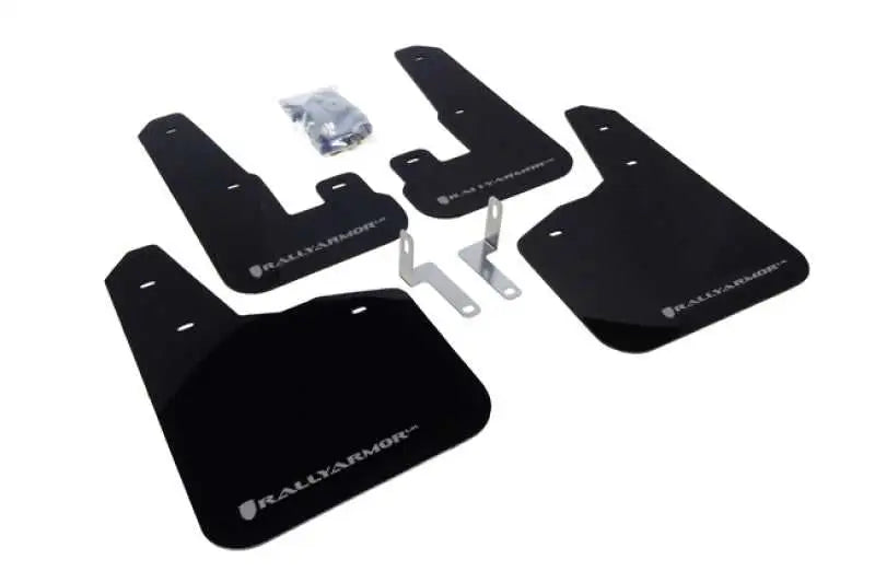 Rally Armor Rally Armor 2010+ Subaru Legacy UR Black Mud Flap w/ Silver Logo
