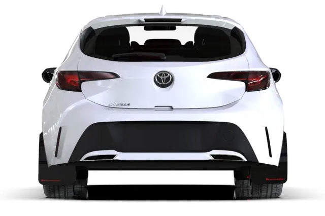 Rally Armor 2019-20 Toyota Corolla Black UR Mud Flap Grey Logo - Truck & Automotive