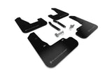 Black mud flaps and mounting hardware for Hyundai Elantra N Line by Rally Armor