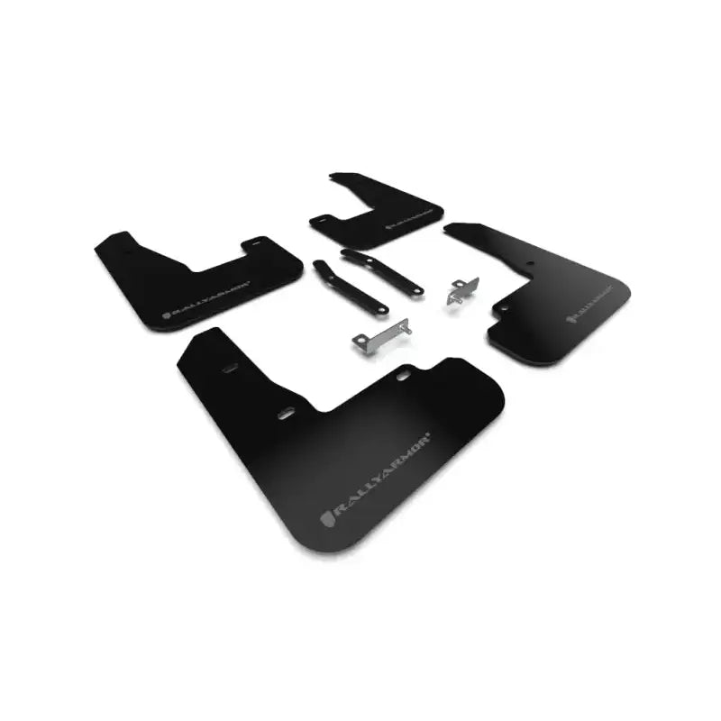 Black mud flaps and mounting hardware for Hyundai Elantra N Line by Rally Armor