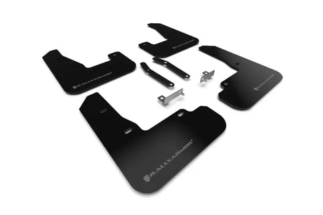 Black mud flaps and mounting hardware for Hyundai Elantra N Line by Rally Armor