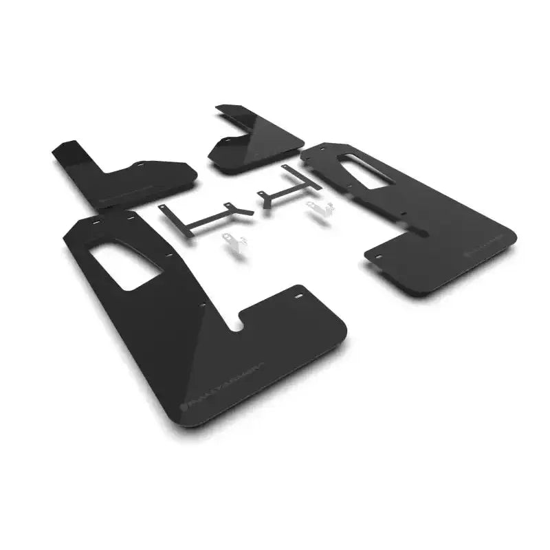 Rally Armor 2022 + Rivian R1S Black UR Mud Flap w/ Metallic Logo - Body & Protection