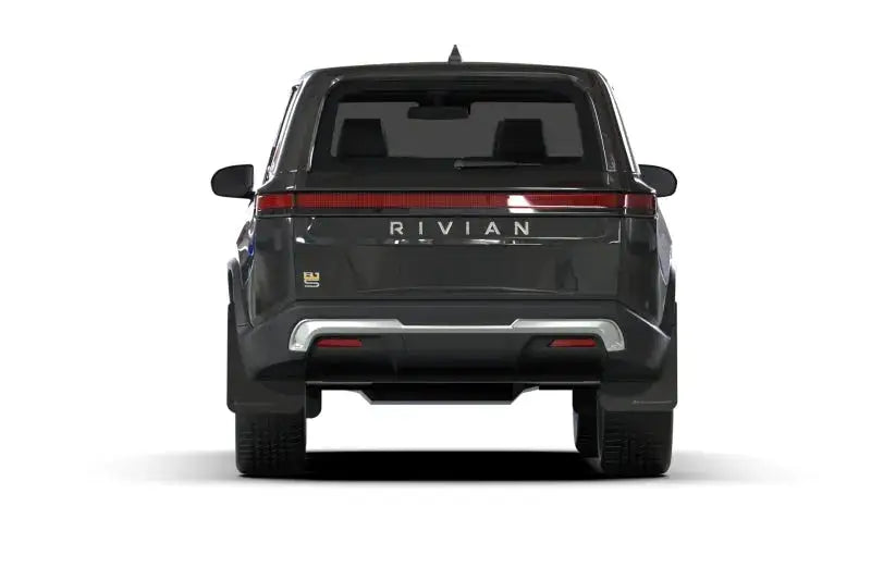 Rally Armor 2022 + Rivian R1S Black UR Mud Flap w/ Metallic Logo - Body & Protection